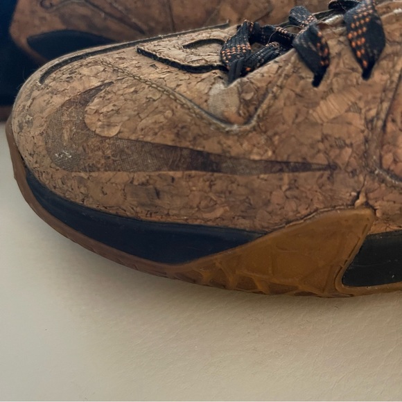 Nike LeBron 12 EXT Cork 2015 Gold Swoosh “King’s Court” Basketball Shoes-Size 10 - Picture 12 of 13